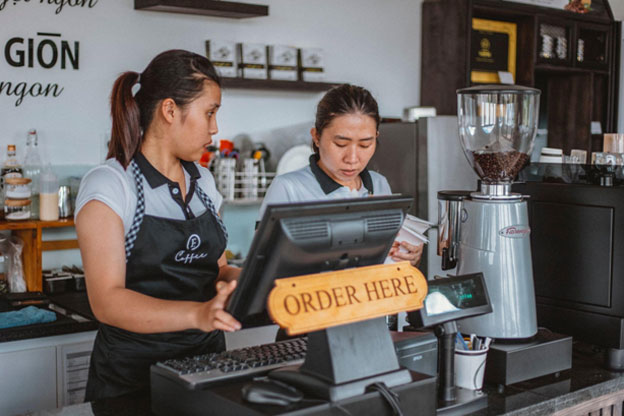 Coffee Shop use in Touch POS System